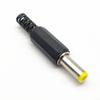 Power Adapters DC Male Head Security Cameras Yellow Sound Fork
