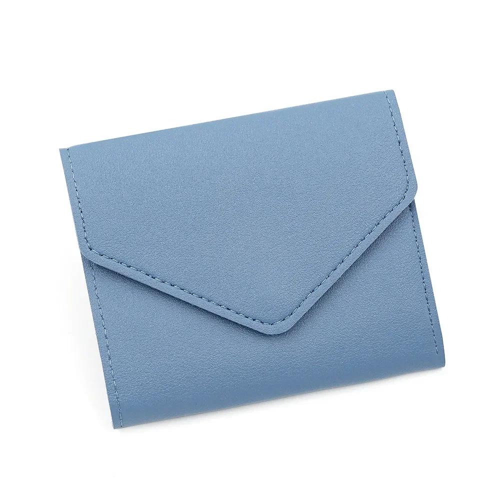 New Cute Wallets for Women Small Hasp Girl Credit Card Holder for PU Leather Coin Purse Female Wallet Short Purses for Women