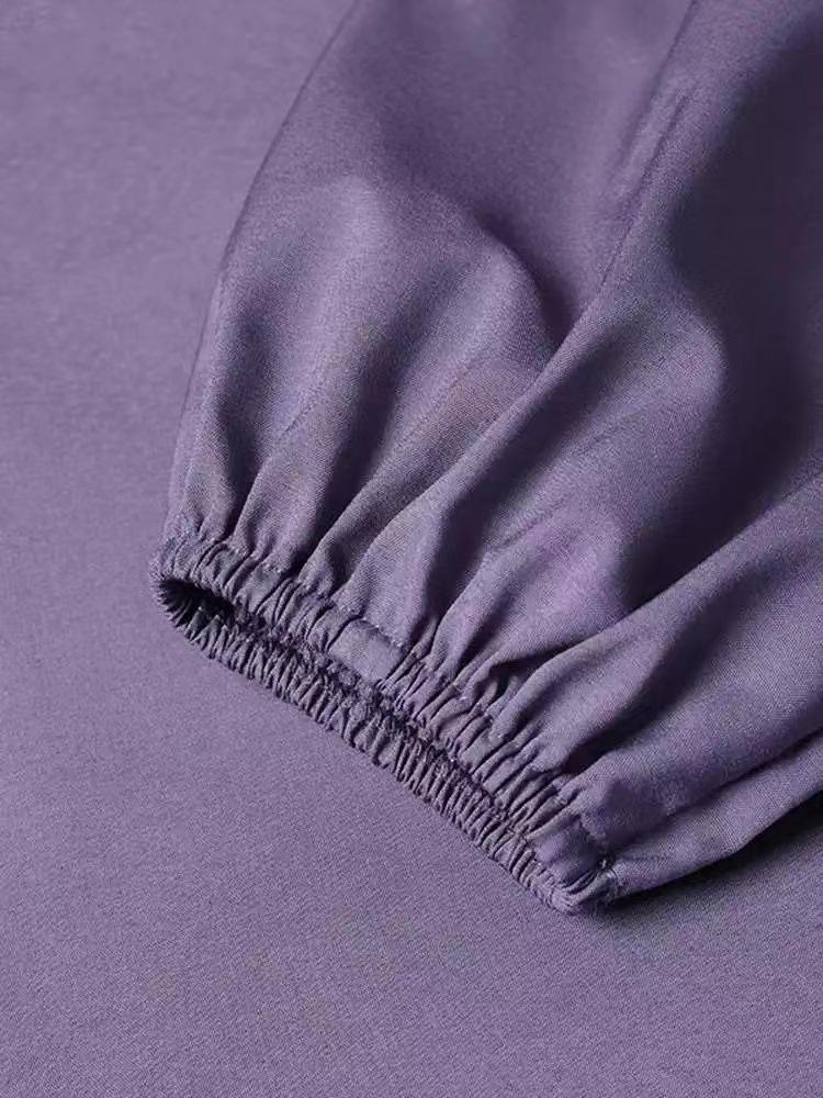2024 Мусульманское повседневное свободное длинное платье-халат в ближневосточном стиле