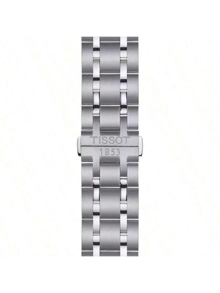 Tissot Мужские кварцевые часы, водонепроницаемость 100 м, с кожаным ремешком T035.617.11.031.00
