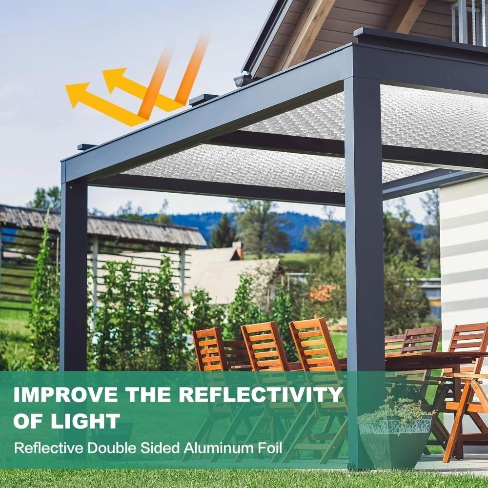 Reflective Film Radiator Heat Reflector Double Sided Heat Reflective Film  Home Heating