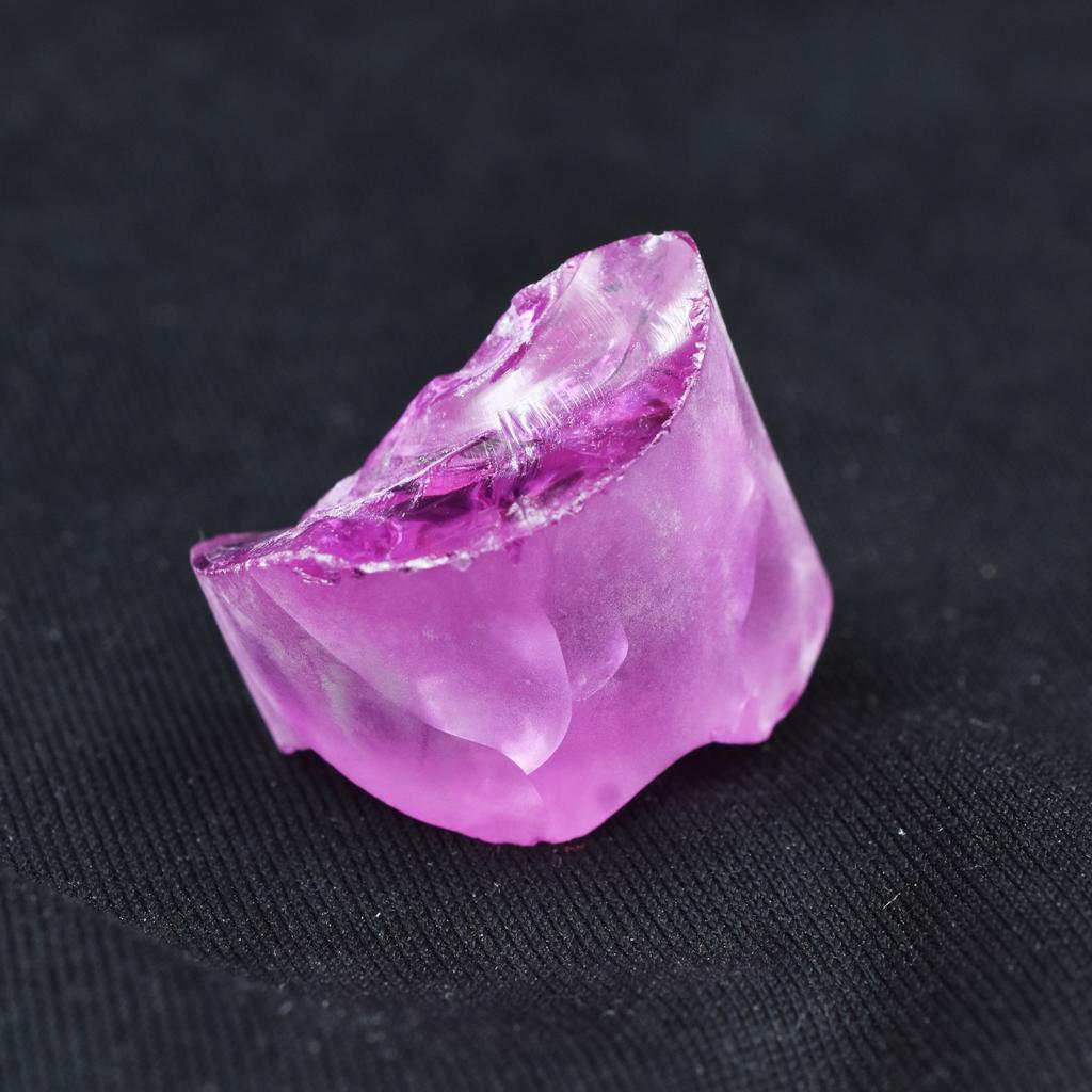 Pink Zircon Natural 50 Ct Uncut Raw Rough CERTIFIED Loose Gemstone Raw Rough