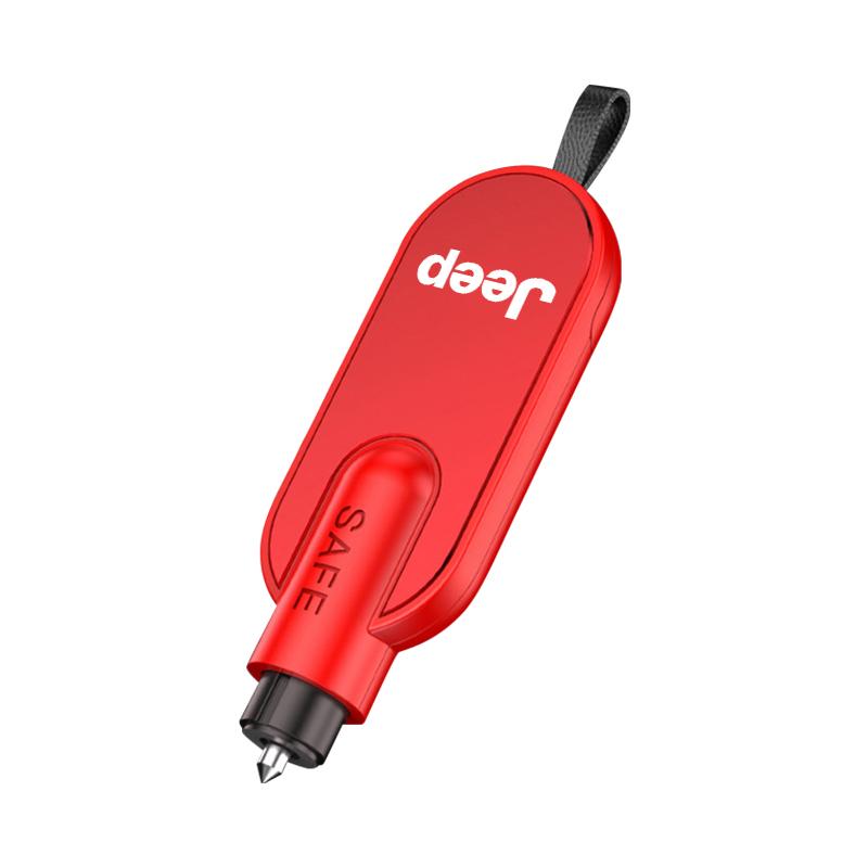 Car Safety Hammer Emergency Glass Window Breaker Escape Tool For Jeep Grand Cherokee Wrangler JK Gladiator Compass Renegade AKQ1