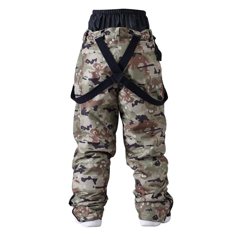 Мужские уличные зимние теплые лыжные брюки утепленные водонепроницаемые ветрозащитные лыжные брюки для мужчин дышащие спортивные тренировочные оверсайз сноубордические снежные брюки