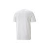 Puma Letter Print Crew Neck Pullover Casual Short Sleeve T-Shirt Men Tops White 674475-02