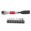 Ratchet Socket Wrench Set 1 4in Aluminium Alloy Maintenance Repair Tool Equipment