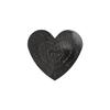 SENTIMENTS NO.439 [BLACK] HEART SHIELD HAIR Pin