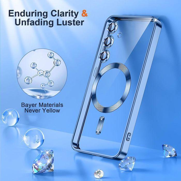 Coque de protection - BOOLING - pour Samsung Galaxy S25 Edge - Silicone - Antichoc - Anneau Magnétique