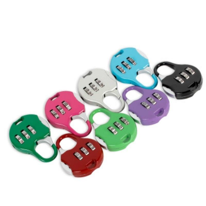 2 Pcs Zinc Alloy Luggage Password Locks Outdoor Travel Anti-theft Backpack Password Locks Luggage Locks