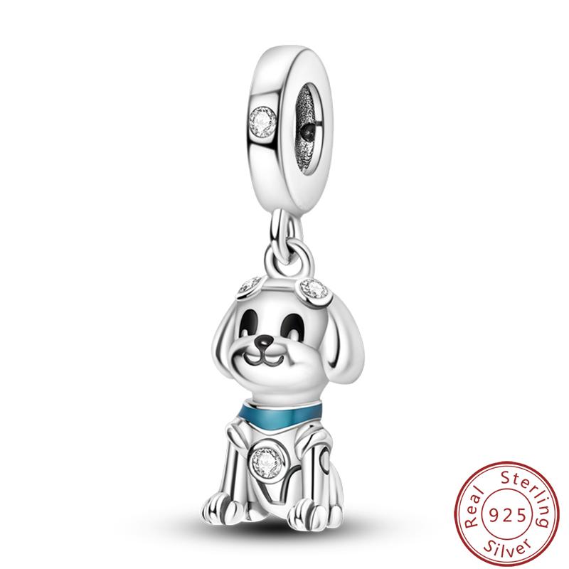 Милая серия «Кошка и собака» Медные шармы «Луна», «Бабочка», «Отпечаток лапы» 3 мм Сделай сам Изготовление изящных ювелирных изделий Подарки