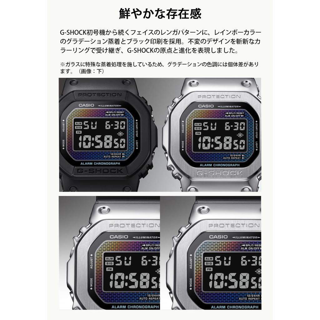 G-Shock [CASIO] Men's Watch, Black, Metal Covered, Biomass Plastic, GM-5600RW-1JF, Authentic Japanese Model