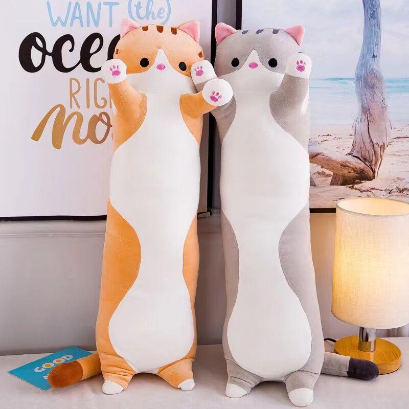 Плюшевая игрушка длинная кошка подушка кукла милый котенок тряпичная кукла кукла