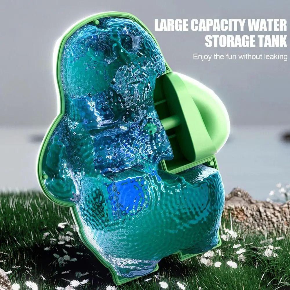 Spray Water Green Head Fish Bath Toys Press Type Swimming Water Toys Kids Gifts