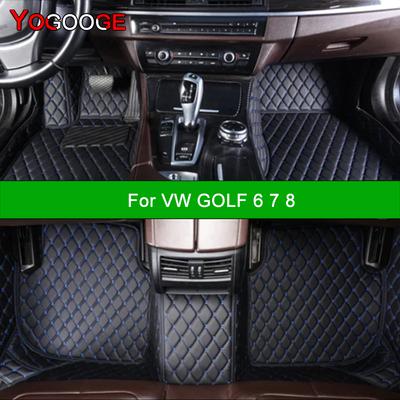 Пользовательские автомобильные коврики для VW GOLF 6 7 8 Автоковры для ног Coche Аксессуары