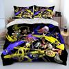 S-Splatoon Game Gamer Cartoon Comforter Постельное белье, пододеяльник, наволочка, комплект постельного белья размера King Queen Size для детей