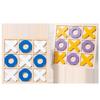 Wooden XO Tic-Tac-Toe Puzzle: Children's Early Education & Thinking Exercise Game for Kindergarten