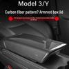 Накладки на подлокотник и воздуховоды Tesla Model 3/Y из углеродного волокна