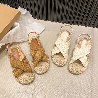 Мода 2024 года, новые удобные туфли для женщин, сандалии ручной работы, женский бежевый летний каблук с кисточками, модные черные туфли с бахромой и низкой посадкой для девочек на плоской подошве