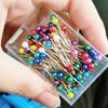 40/100Pcs/Pack Round Head Imitation Pearl Pins Stainless DIY Jewelry Findings