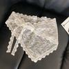 Floral Printed Lace Triangle Scarf Embroidered Embroidered Flower Scarves Butt Curtain  Party