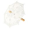 Beautiful Craft Umbrella Small Size Stage Performance Lace Umbrella Wedding DecorationBeige Small