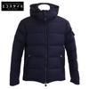MONTGENEVRE Wool Hooded Down Jacket Jacket 2 NavyUsed