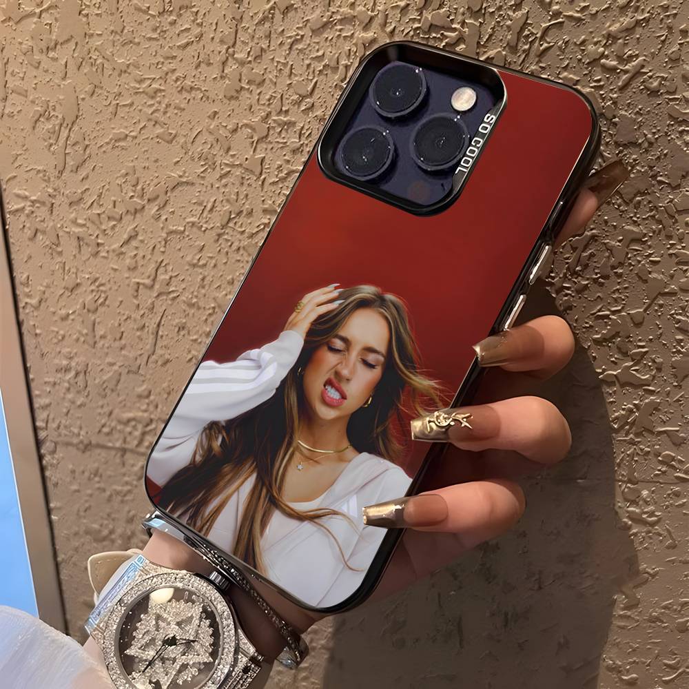 Tate Mcrae So Close To What For iPhone 17,16,15,14,13,12,11,Mini,Pro,E,SE4,XS,MAX Black Candy Matte Cover