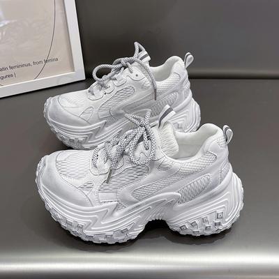 2024 Лето Новая женская мода с круглым носком и неглубоким воротом Удобная спортивная обувь Повседневная брендовая дизайнерская женская вулканизированная обувь