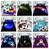 3D Football Print Bed Suit Bedding Quilt Cover Home Bedclothes Kids Gift Comforter Duvet Cover Comfortable Warm