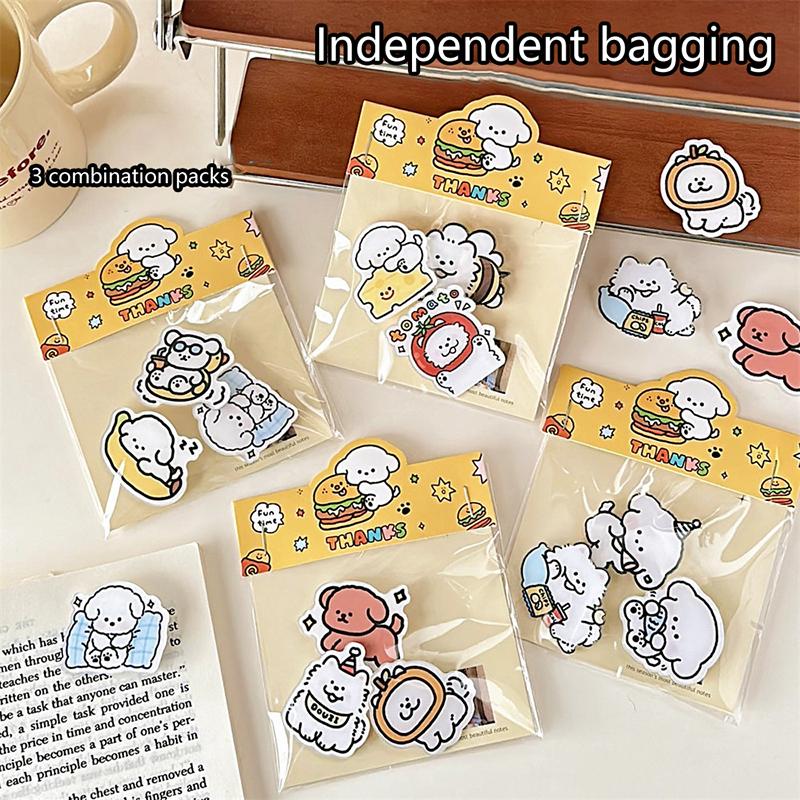 3 шт. Милая простая универсальная акриловая брошь, высококачественная брошь в виде щенка, мультяшный брелок для сумки, украшения, одежда, аксессуары, подарки