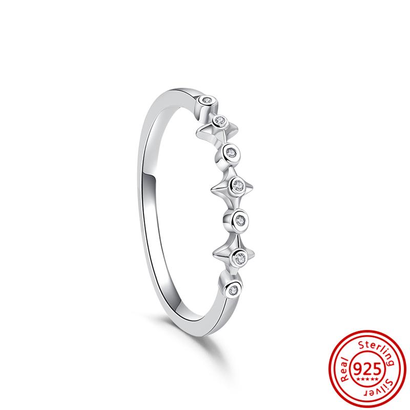 Красное Сердце Кольцо на Палец Сияющие Циркониевые Кольца Сверкающий Циркон Для Женщин 925 Стерлинговая медь Свадьба Помолвка Вечеринка Роскошные Подарки