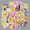 50 шт. Аниме Наклейки Сейлор Мун Милые Мультяшные Водонепроницаемые Наклейки Граффити Скейтборд Телефон Кавайная Девушка DIY Наклейка