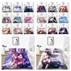 Home Bedding Suit Animation 3D Printing Girl Boy Fashion Bedspreads Pillowcase Polyester Duvet Cover Set