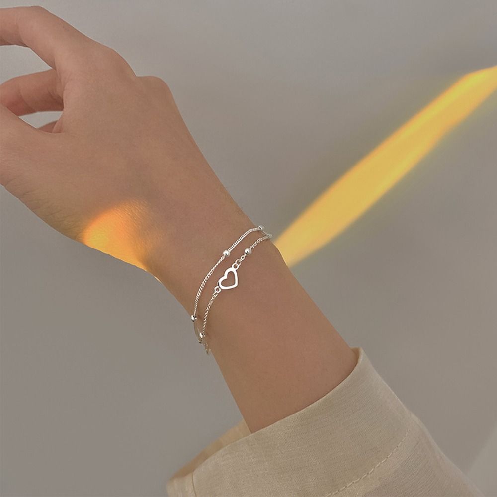 Circle Niche Design Fashion Jewelry Hand Chain Korean Style Bracelet Women Double Layer Bracelet