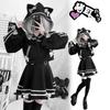 Jundakara Cosplay Costume Set with Lace and Cat and Perfect for and Korean Lolita Includes and Light Size 3-Piece Ears, Ribbons, Ruffles, Subculture,