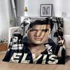 Elvis Presley: Rock Roll Blanket Comfortable Suitable for Livingroom Chair Seaside All-Season Use Modern Style Gift for Travel Home Birthdays