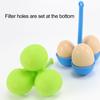 Egg Poacher Food-Grade 3 Holes Temperature Resistance Silicone Egg Cooker Egg Holder Cup Cooking Accessories