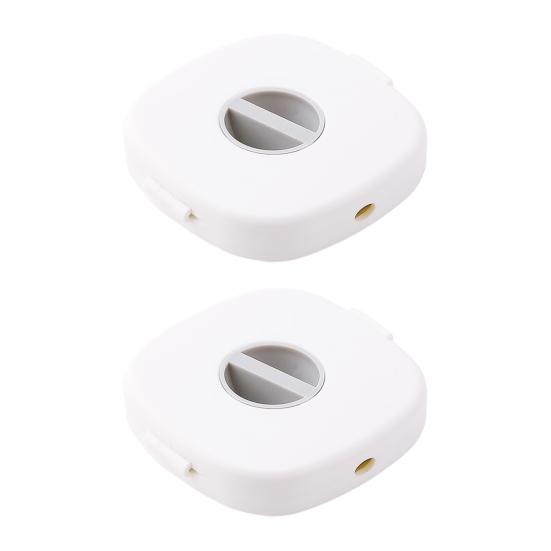 2 шт. органайзер для кабелей 2 в 1 со встроенным держателем для телефона, компактного размера, для зарядных кабелей, наушников, USB-кабелей для передачи данных