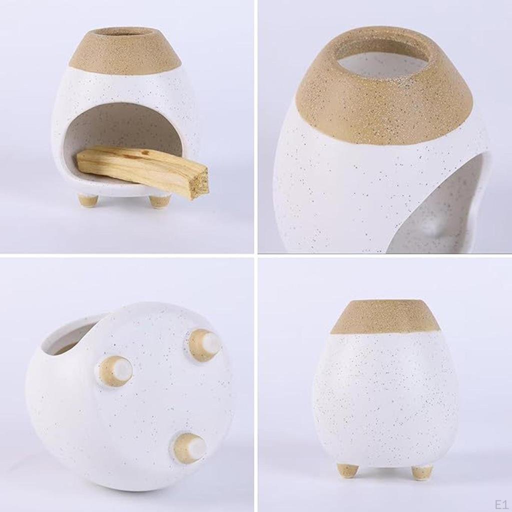 Керамическая подставка для благовоний Palo Santo высотой 10 см, многофункциональная чаша для сжигания свечей Sage
