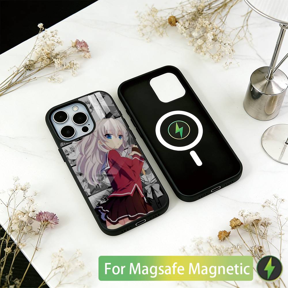 Charlotte Nao Tomori Phone Case For iPhone17,16,15,14,13,12,11 Plus,Pro Magnetic For Magsafe Wireless Charging