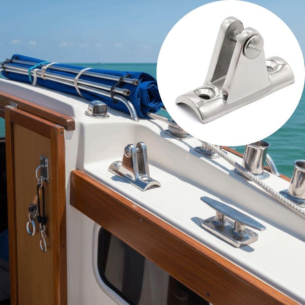 Concave Base Mount Marine Hardware Stainless Steel Boat Accessories Deck Hinge Marine Boat