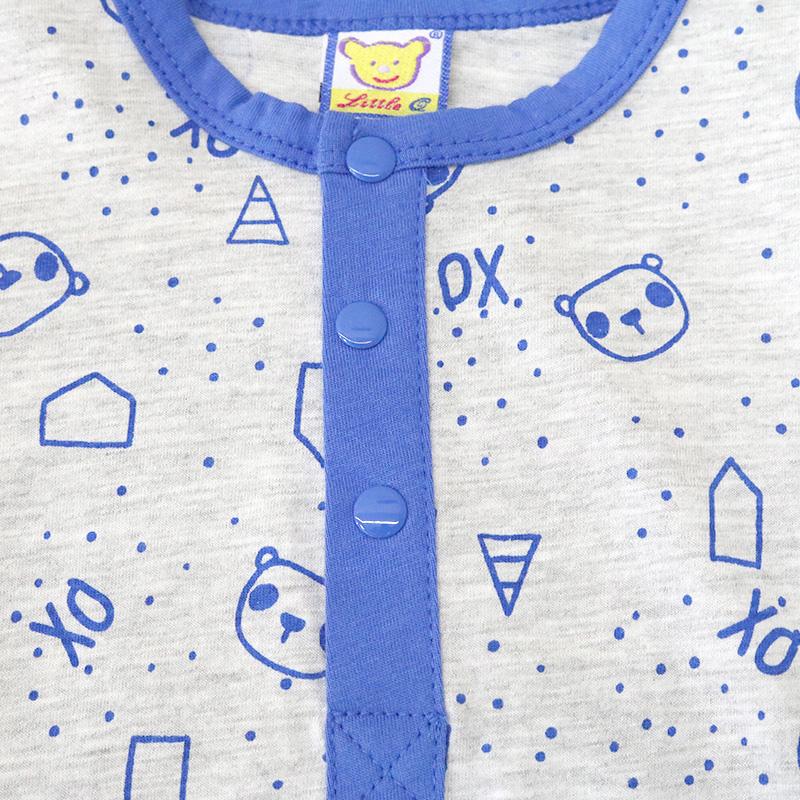 Newborn Kid Baby Clothes Short Sleeve Romper Girl Boy Clothing Cotton Snap Button