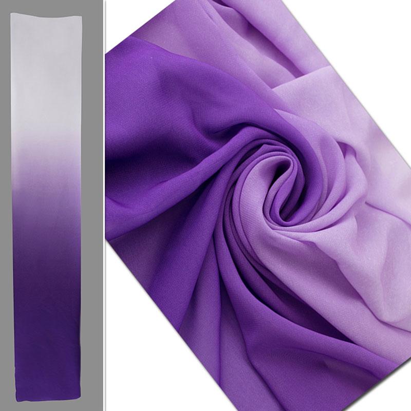 1/3/5M 100D Ombre Chiffon Fabric Gradient Two-tone Color Ombre Fabric For Diy Ancient Hanfu Fabric Dress Performance Costume