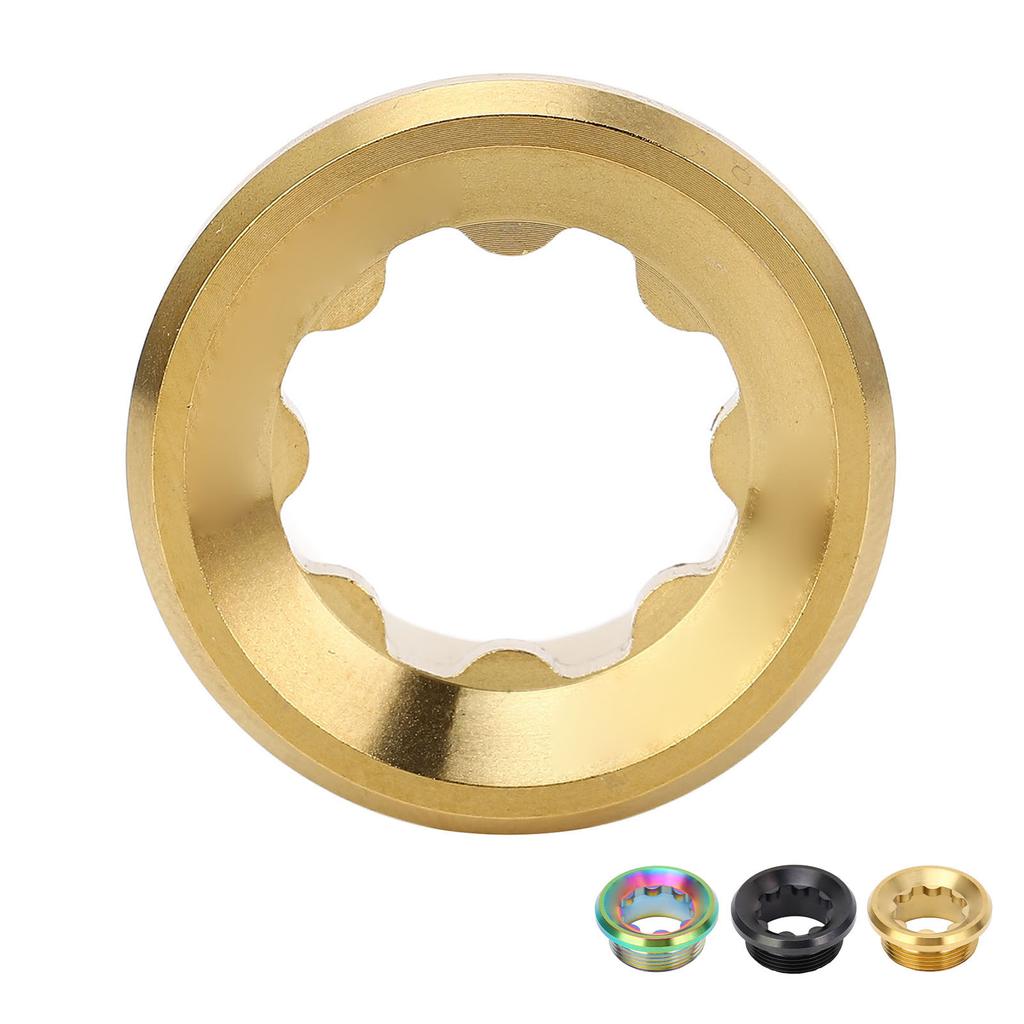 Bike Crankset Screw Ti Alloy Shock Absorption Crank Arm Screw Bike Fixing Bolt Dust Cover for M20mm 