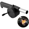 Camping Barbecue Fan Portable Hand-Operated Blower Efficient Fire Making Blower Charcoal Combustion Blower Picnic BBQ Tools