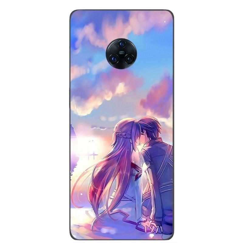 Чехол для телефона Sword Art Online Kirito для VIVO Y95 Y93 Y31 Y20 V19 V17 V15 Pro X60 NEX, мягкий черный чехол для телефона