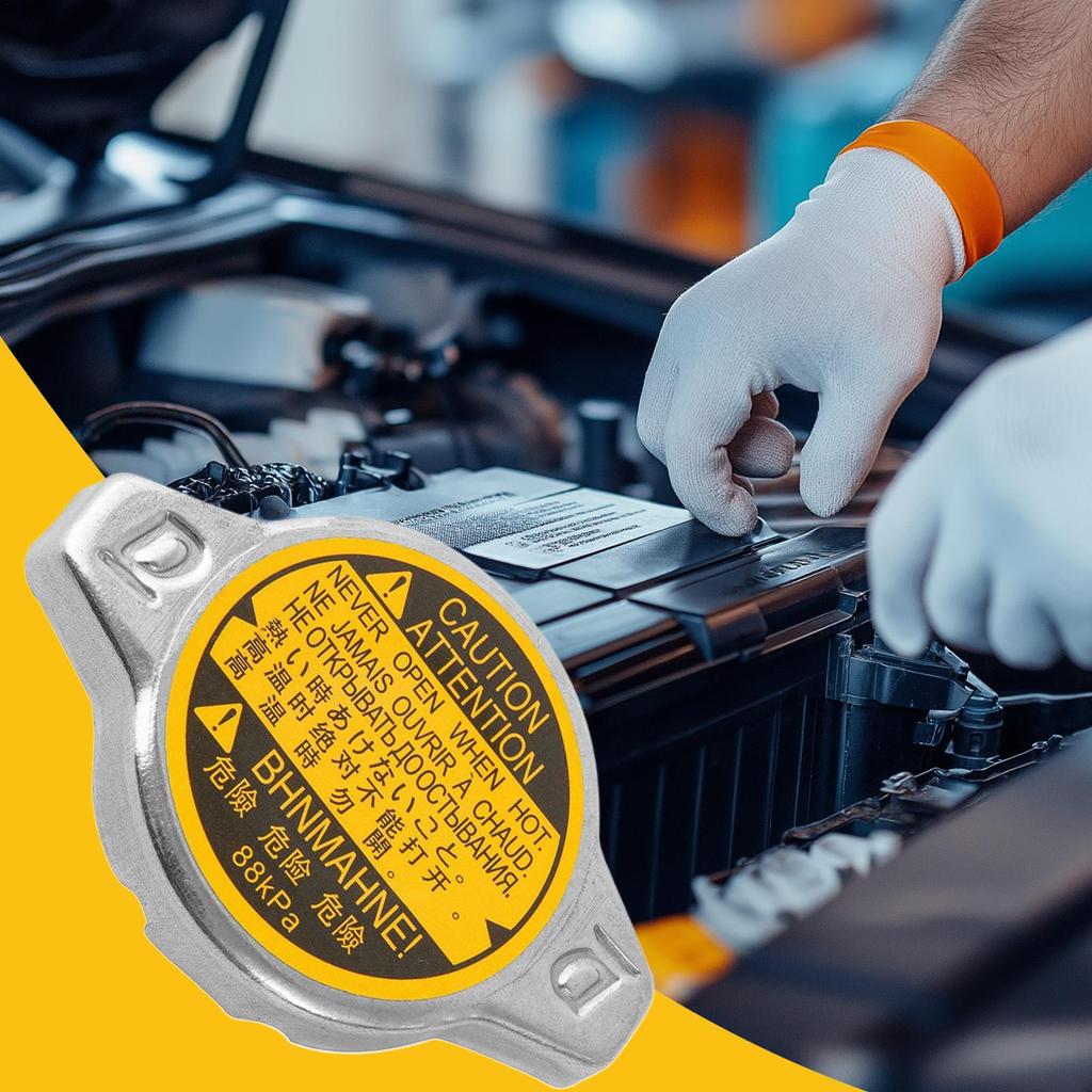 Крышка охлаждающей жидкости автомобиля Крышка бачка расширителя охлаждающей жидкости для охлаждения радиатора автомобиля Теплоотвод Автомобильные аксессуары для двигателя Авторемонт