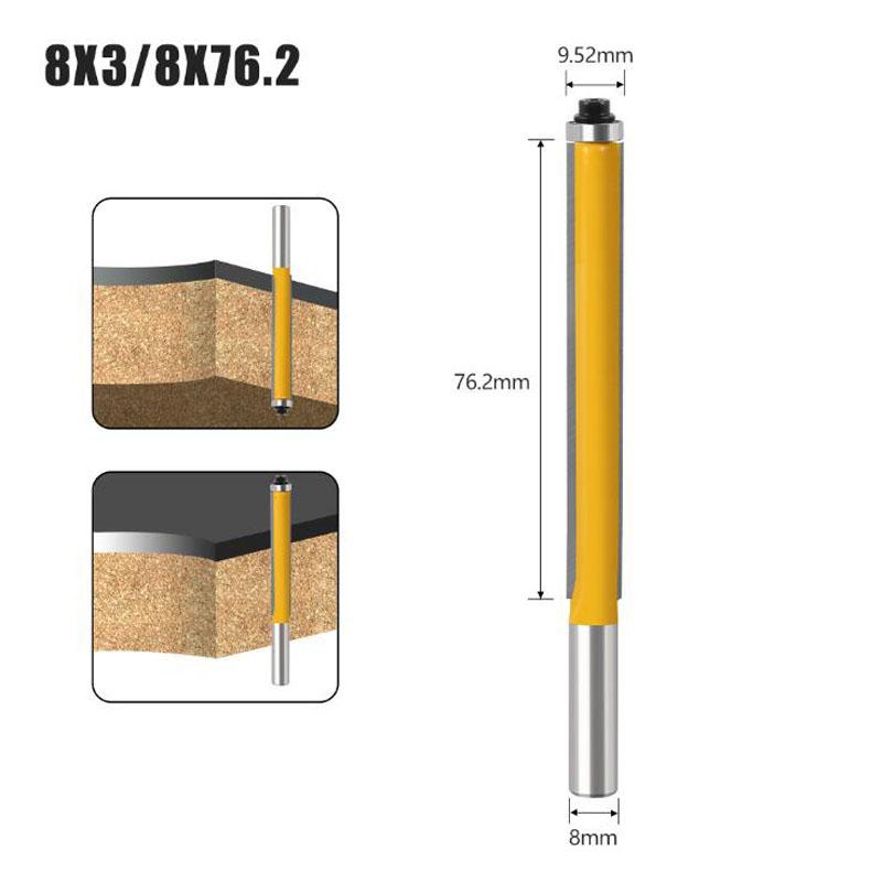 Фреза с хвостовиком 8 мм, фреза для фрезерования заподлицо, фреза для фрезы Madera, карбидная фреза для тупиа де Мадейра
