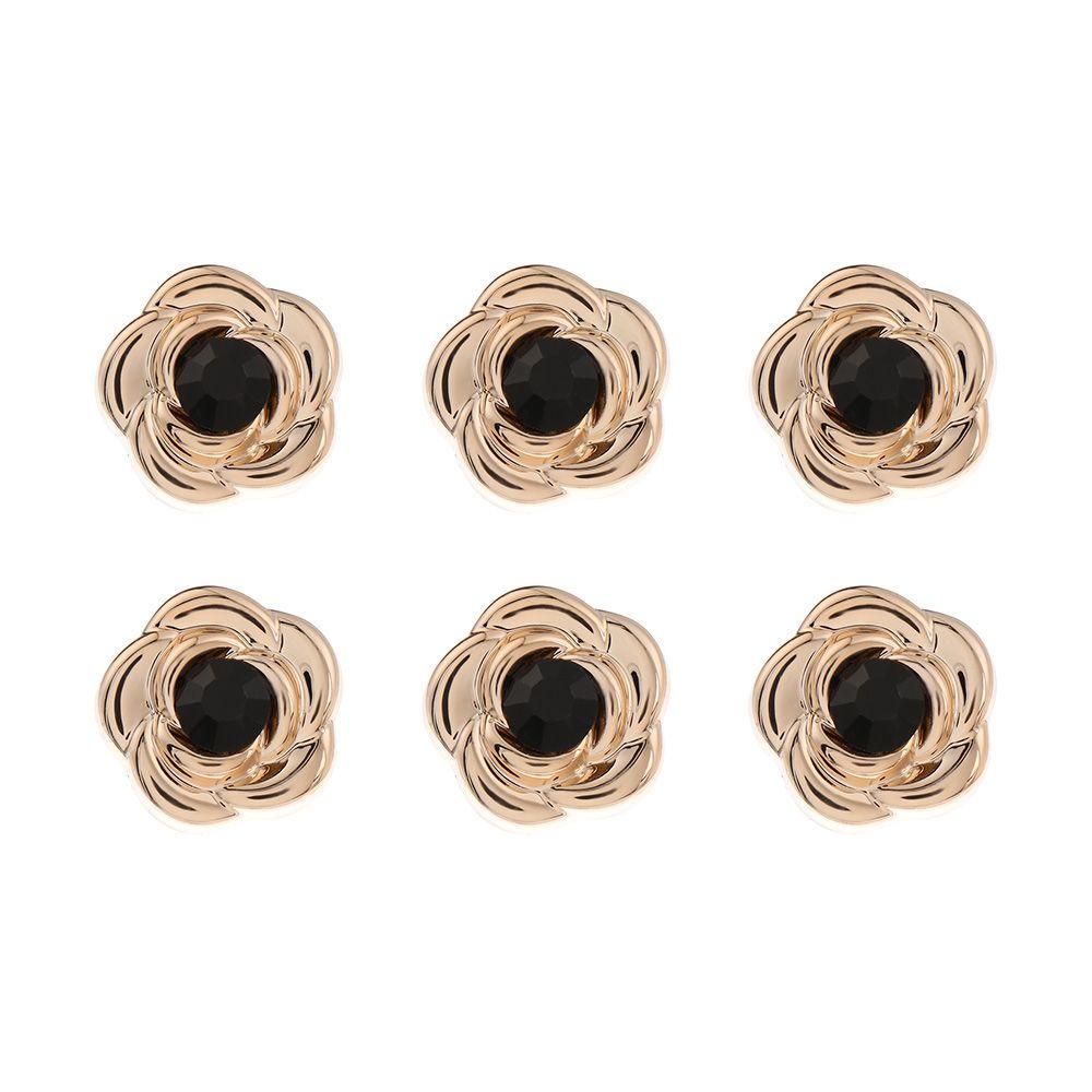 6PCS Clothing Crafts Decorative DIY Anti-exhaust Adjustable Coat Button Seamless buttons Detachable
