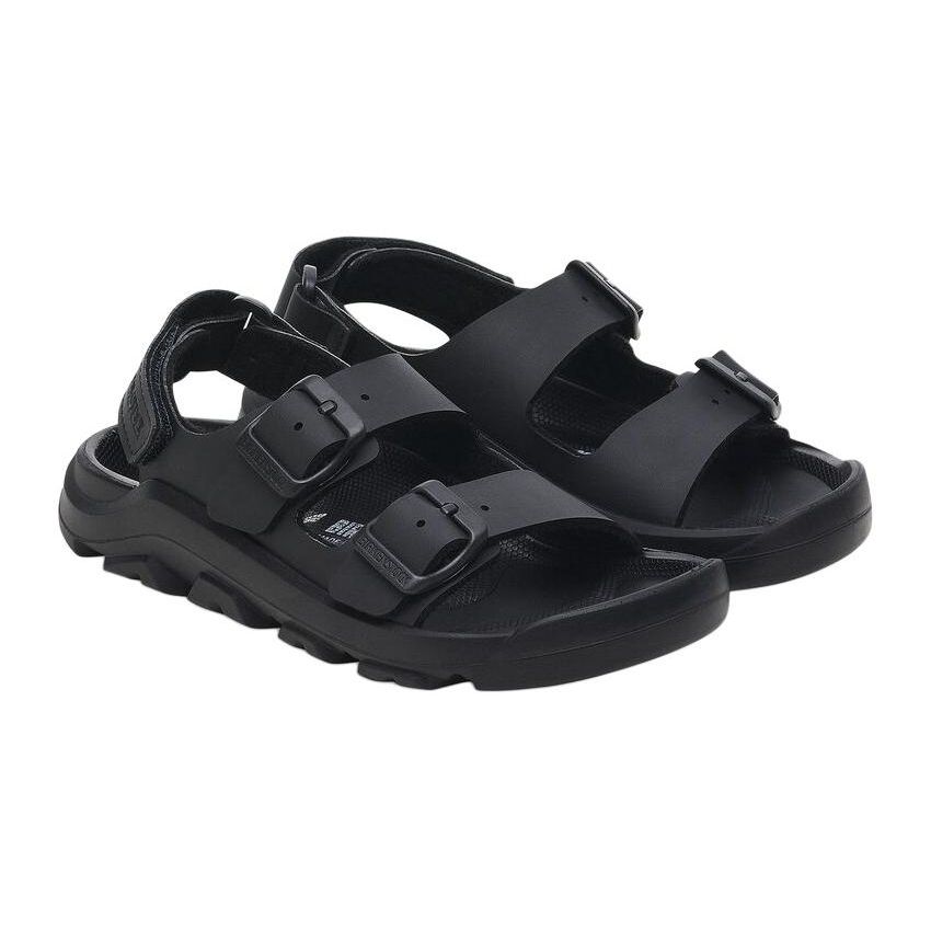Birkenstock Сандалии для детей с открытым носком, на пряжке, нескользящие, черные 1026780